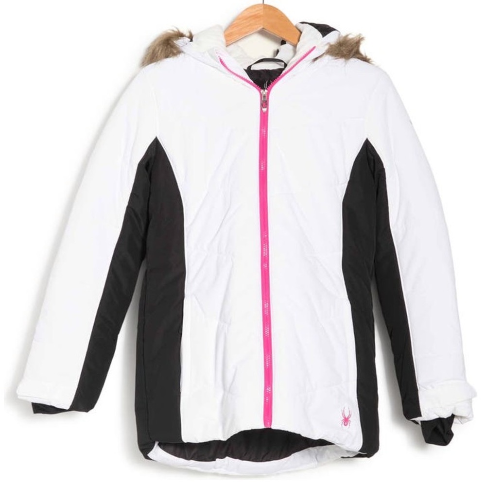 Spyder Wren Faux Fur Hooded Full Zip Ski Snowboard Winter Jacket NWT